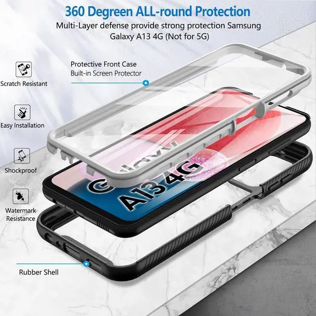 Alt view image 3 of 7 - BESINPO for Gabb Phone 3 Pro Case, Military Grade Drop 360 Full Body Protection with Built-in Screen Protector Shockproof Rugged Bumper Cover Case for Samsung GalaxyA13 /Gabb Phone 3 Pro