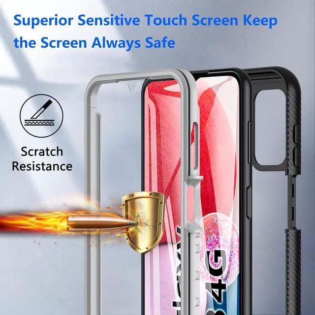 Alt view image 5 of 7 - BESINPO for Gabb Phone 3 Pro Case, Military Grade Drop 360 Full Body Protection with Built-in Screen Protector Shockproof Rugged Bumper Cover Case for Samsung GalaxyA13 /Gabb Phone 3 Pro