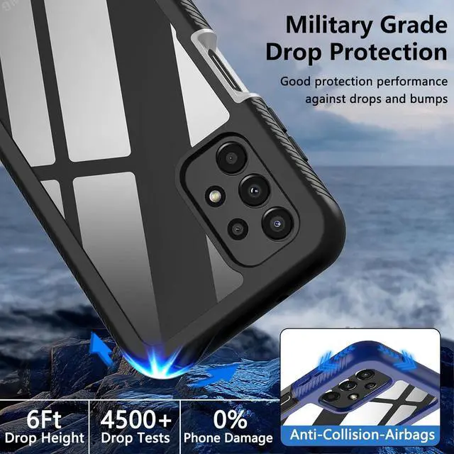 Alt view image 6 of 7 - BESINPO for Gabb Phone 3 Pro Case, Military Grade Drop 360 Full Body Protection with Built-in Screen Protector Shockproof Rugged Bumper Cover Case for Samsung GalaxyA13 /Gabb Phone 3 Pro