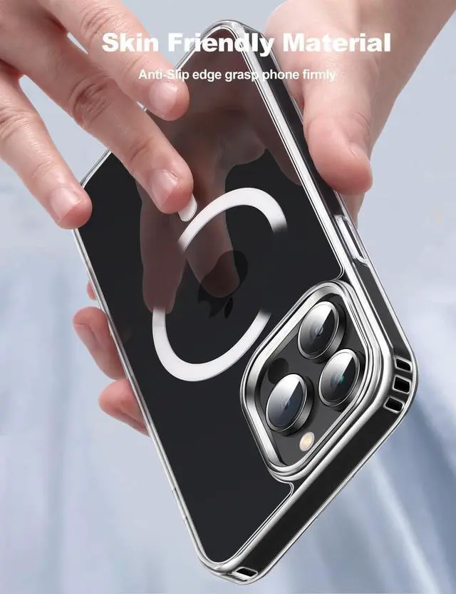 Alt view image 5 of 5 - Compatible with iPhone 15 Pro Max case [10FT Drop Resistant] Crystal Clear Shockproof Slim Fit iPhone 15 Pro Max Phone Cases (6.7"), Crystal Clear