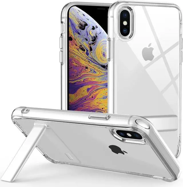 Main image of for Iphone X Case with Stand CleariPhone Xs Phone Case with KickstandIphone X Thin Transparent Case5.8 Inch