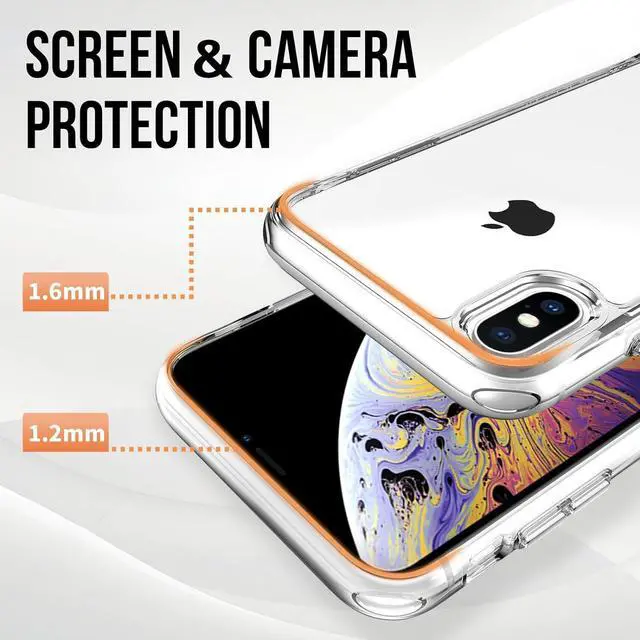 Alt view image 4 of 7 - for Iphone X Case with Stand CleariPhone Xs Phone Case with KickstandIphone X Thin Transparent Case5.8 Inch
