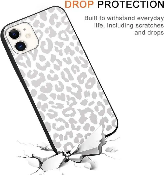 Alt view image 5 of 6 - 2 Pack Cute Cheetah Print for Apple iPhone 11 6.1 Inch Phone Case,Luxury Leopard Pattern Design Cases Soft Silicone Slim TPU Shockproof Protective Bumper Cover for Women Girls-Black & White