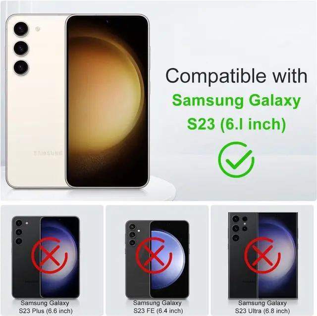 Alt view image 2 of 7 - for Samsung S23 Case, Compatible with MagSafe, Magnetic Phone Case for Galaxy S23, [Translucent Matte] [Anti-Slip] Full-Body Protection, Slim Color Hybrid Cover (Darkblue)