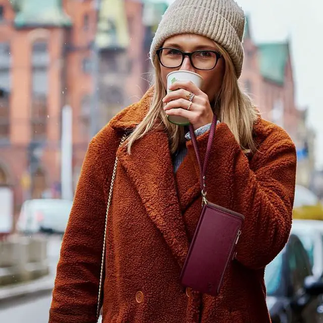 Alt view image 5 of 6 - XcaseBar for iPhone XR 6.1" Wallet case with RFID Blocking Zipper Credit Card Holder, Flip Folio Book PU Leather Phone case Shockproof Cover Women Men for Apple XR case Wine Red