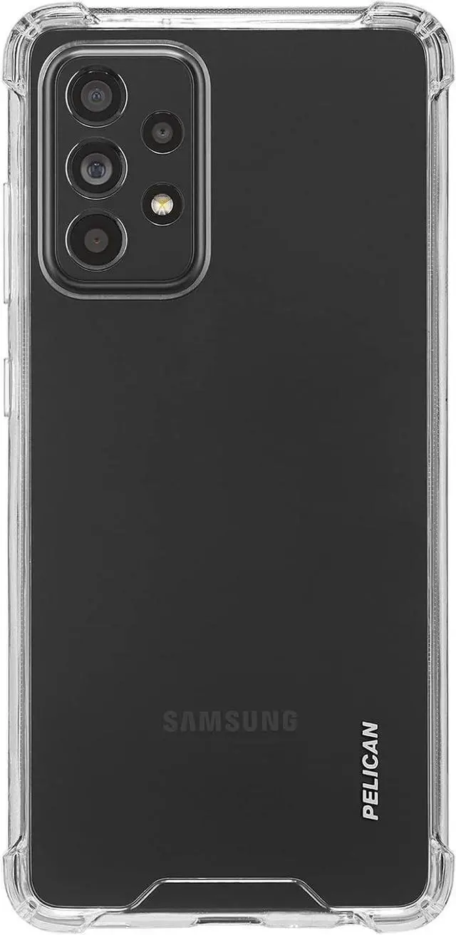 Main image of Pelican Adventurer Series - Samsung A52 Case [Wireless Charging Compatible] Non-Slip Slim Rugged Phone Cover with Anti-Yellowing [10FT MIL-Grade Drop Protection] Samsung Galaxy A52 5G Case - Clear