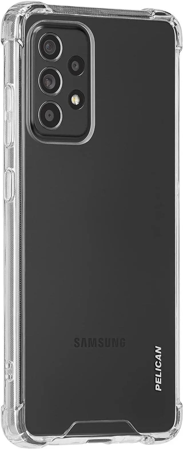 Alt view image 3 of 5 - Pelican Adventurer Series - Samsung A52 Case [Wireless Charging Compatible] Non-Slip Slim Rugged Phone Cover with Anti-Yellowing [10FT MIL-Grade Drop Protection] Samsung Galaxy A52 5G Case - Clear