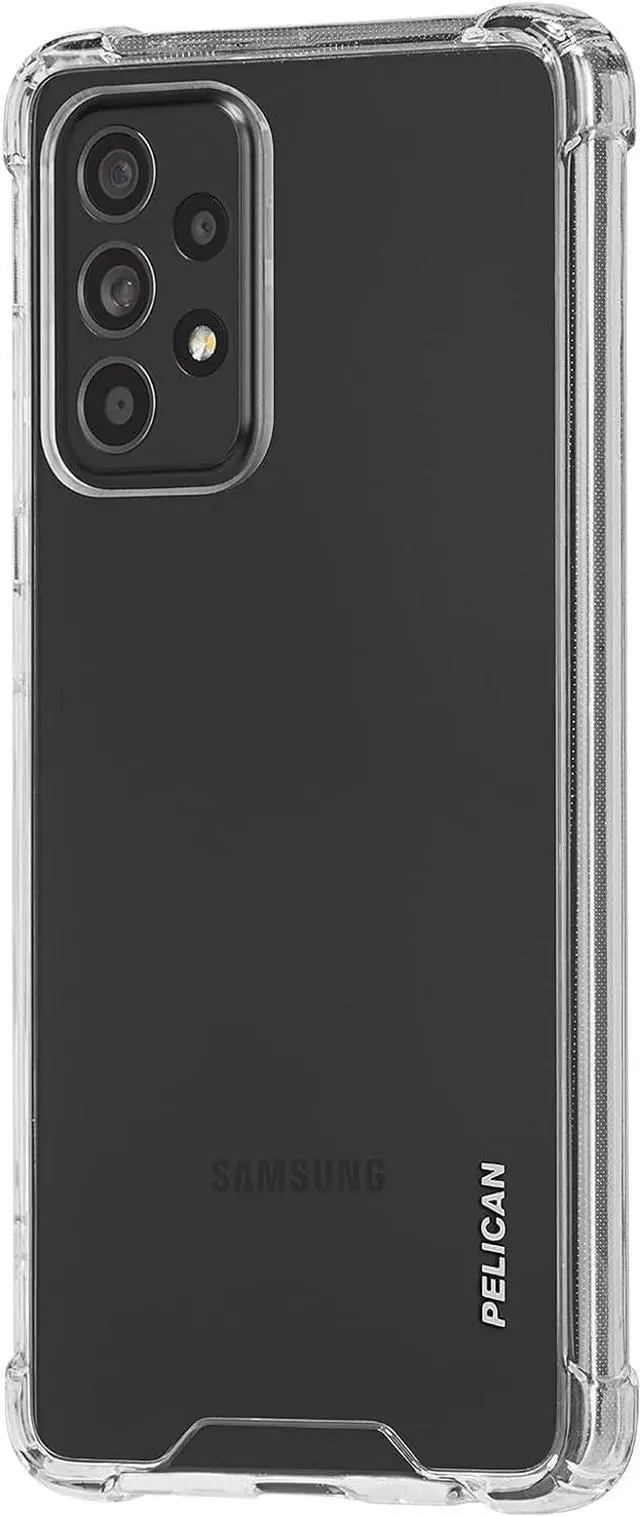 Alt view image 5 of 5 - Pelican Adventurer Series - Samsung A52 Case [Wireless Charging Compatible] Non-Slip Slim Rugged Phone Cover with Anti-Yellowing [10FT MIL-Grade Drop Protection] Samsung Galaxy A52 5G Case - Clear