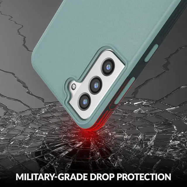 Alt view image 4 of 7 - Slim Guard for Galaxy S21 Case, Shockproof Case for Samsung Galaxy S21, S21 5G (6.2 inch) - Aqua