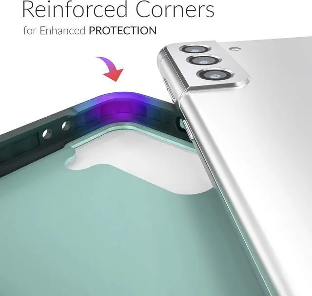 Alt view image 5 of 7 - Slim Guard for Galaxy S21 Case, Shockproof Case for Samsung Galaxy S21, S21 5G (6.2 inch) - Aqua