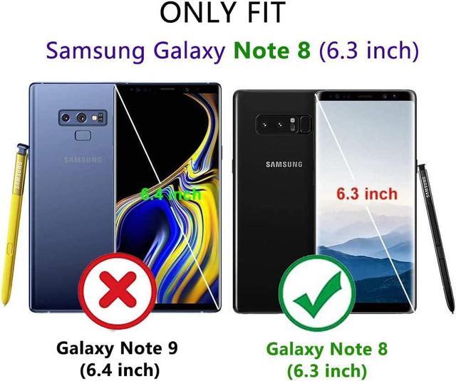Alt view image 2 of 7 - Military Grade Drop Impact for Samsung Galaxy Note 8 Case 360 Metal Rotating Ring Kickstand Holder Built-in Magnetic Car Mount Armor Shockproof Cover for Galaxy Note 8 Protection Case (Blue)