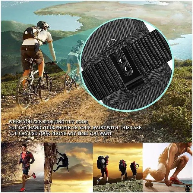 Alt view image 2 of 4 - Universal Flip Phone Case, Leather Vertical Pouch for TCL Flip Pro, Alcatel Go Flip 4, Go Flip V, MyFlip, Cingular Flip 2, Nokia 2720V, Iris Flip & More (Belt Loop, Metal Belt Clip)