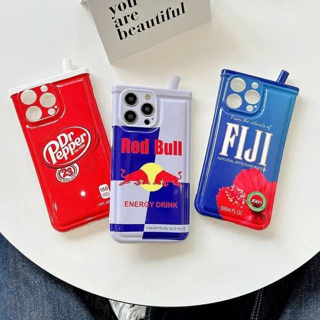 Alt view image 4 of 6 - for iPhone 14 Pro Max Case Cute Soft Shockproof 3D Cartoon Funny Unique Kawaii Milk Coffee Tea Cup Phone Protective Phone Cover for Women Girls (Blue Water)