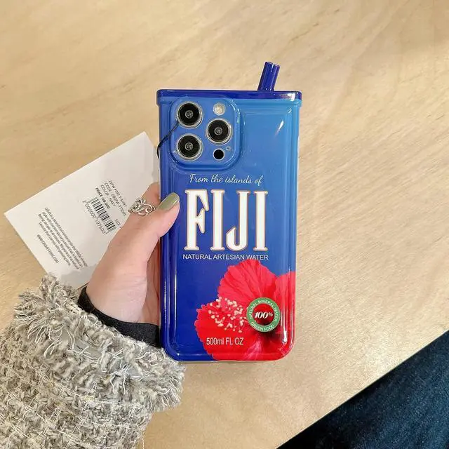 Alt view image 2 of 6 - for iPhone 14 Pro Max Case Cute Soft Shockproof 3D Cartoon Funny Unique Kawaii Milk Coffee Tea Cup Phone Protective Phone Cover for Women Girls (Blue Water)