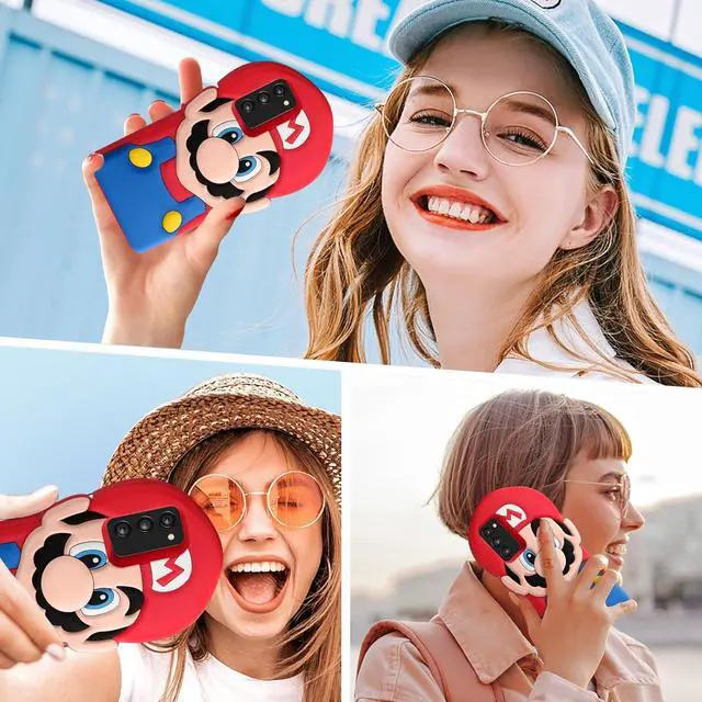 Alt view image 6 of 6 - oqpa for Samsung Galaxy A03S Phone Case Cute Cartoon 3D Character Design Cases for Boys Girls Women Teens Kawaii Unique Fun Cool Funny Silicone Soft Shockproof Cover for Galaxy A03S 6.5", Maro