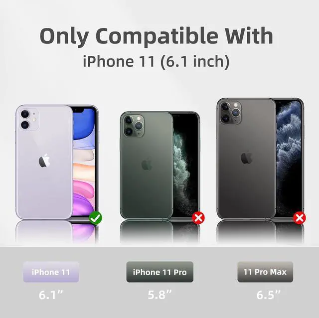 Alt view image 7 of 7 - K TOMOTO Liquid Silicone Case Compatible with iPhone 11 (6.1"), Full Body Protection Gel Rubber Cover with Soft Microfiber Lining, Scratch Resistant Shockproof Protective Phone Case, Klein Blue