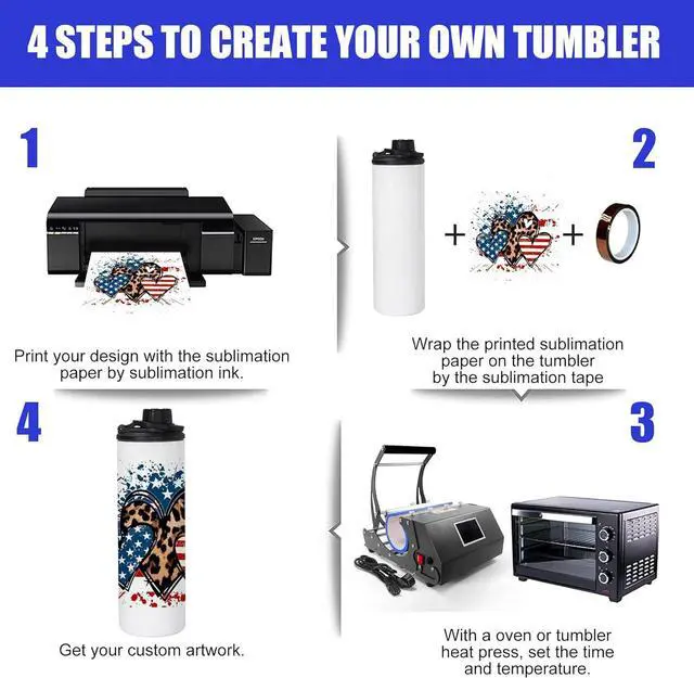 Alt view image 2 of 7 - 8 Pack Sublimation Water Bottle Blanks 20 oz Sublimation Sports Water Bottle with Handle Stainless Steel Sublimation Tumbler Blanks with Lids and Straws, Individually Box, White, Diy Gift