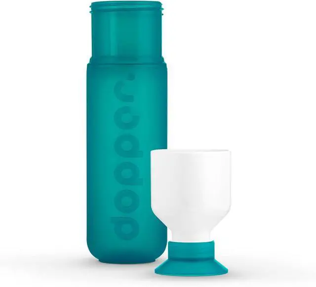 Alt view image 3 of 7 - Preserve Dopper Water Bottle, 15.25 Ounce, Tidal Teal