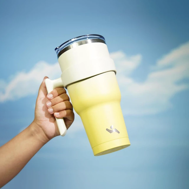 Alt view image 5 of 7 - Konokyo 40 oz Tumbler with Handle and Straw, Insulated Travel Mug