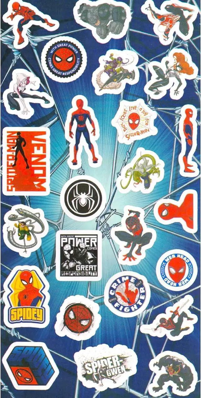 Alt view image 5 of 5 - Marvel Spiderman 16oz Water Bottle Set ~ 6pc Bundle Spidey and his Amazing Friends Refillable Cups with Straws for School Supplies, Sports, and More