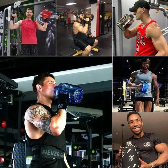 Alt view image 6 of 6 - Half Gallon Water Bottle with Infuser, BPA Free 84oz Large Water Bottle Dishwasher Safe Hydration with Motivational Time Mark Leak-Proof 2.5L Sports Water Bottle for Camping Sports Workouts(Clear)