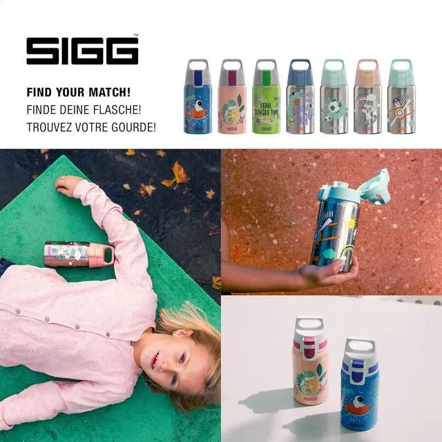 Alt view image 5 of 7 - SIGG - Stainless Steel Kids Bottle - Shield One - Suitable For Carbonated Beverages - 17 Oz