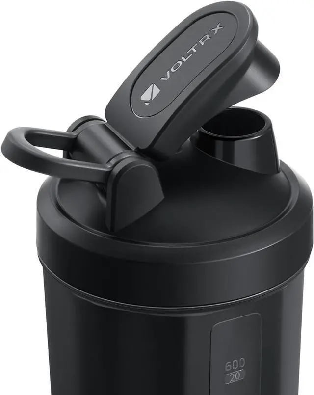 Alt view image 2 of 7 - VOLTRX Protein Shaker Bottle, Merger USB C Rechargeable Electric Protein Shake Mixer, Shaker Cups for Protein Shakes and Meal Replacement Shakes, BPA Free, 24oz