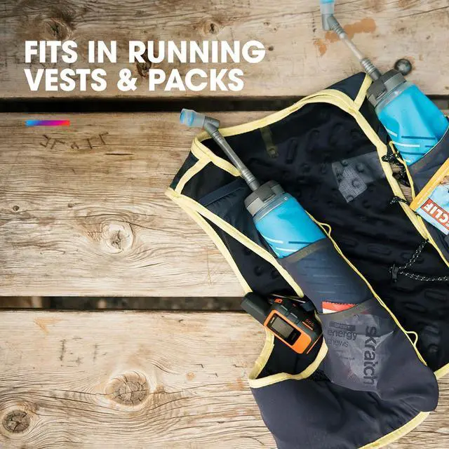 Alt view image 3 of 6 - HydraPak UltraFlask Speed (500ml or 600ml) - Collapsible Soft Flask Water Bottle for Hydration Vests and Running Packs with Easy Open Cap
