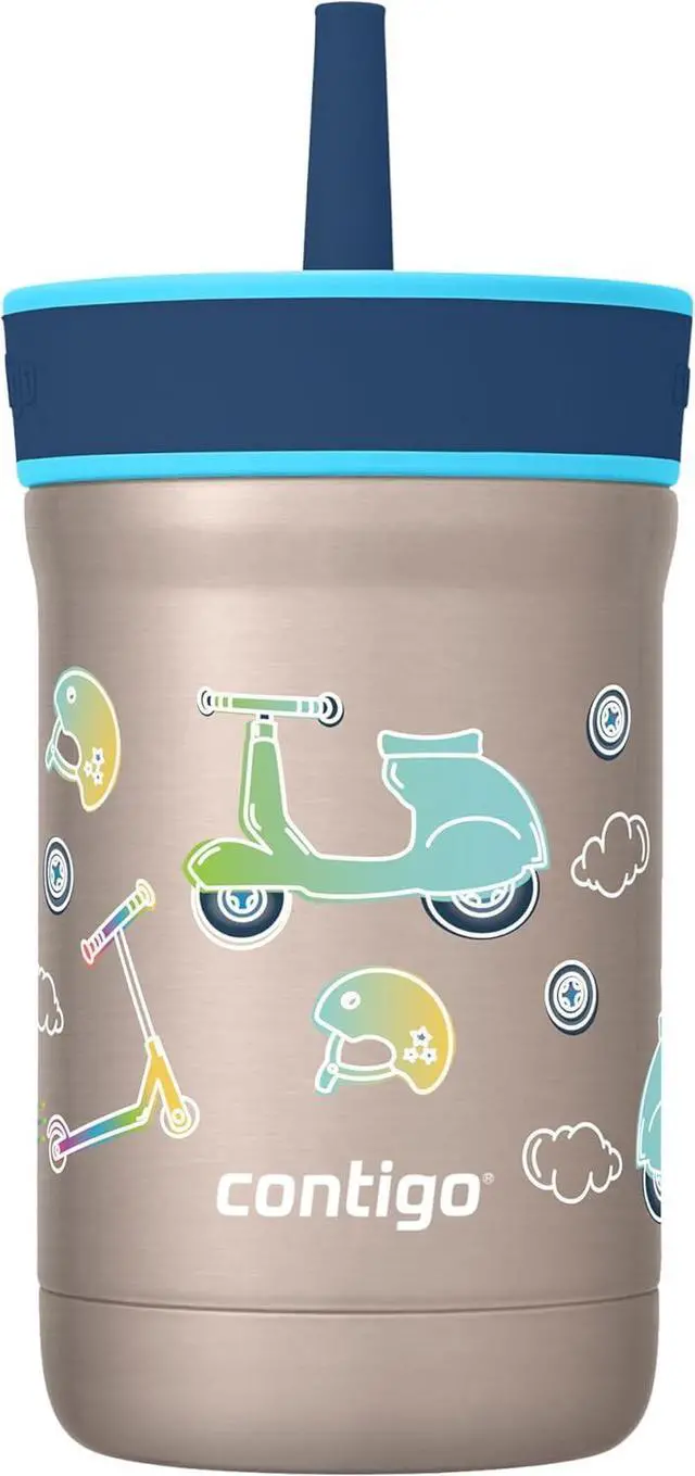 Main image of Contigo Leighton Straw Tumbler, 12 oz, Juniper (Scootin)