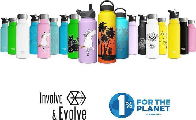 Alt view image 7 of 7 - Kids Water Bottle Easy-Sip Straw Lid Leak-Proof Insulated Stainless Steel Thermos Perfect for School & Pickleball 3 Lids BPA-Free Keeps Drinks Cold for 24 Hours