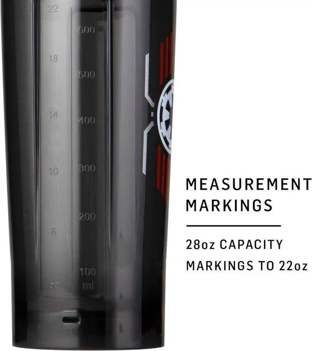 Alt view image 2 of 6 - BlenderBottle Star Wars Shaker Bottle Pro Series Perfect for Protein Shakes and Pre Workout, 28-Ounce, Darth Vader Helmet