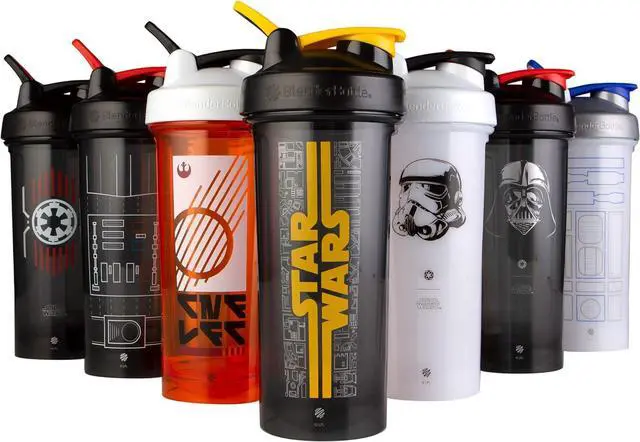 Alt view image 6 of 6 - BlenderBottle Star Wars Shaker Bottle Pro Series Perfect for Protein Shakes and Pre Workout, 28-Ounce, Darth Vader Helmet