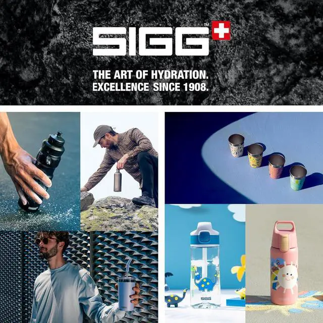 Alt view image 6 of 7 - SIGG - Shield Therm- Stainless Steel Insulated Water Bottle - Carbonated Drinks, Leakproof, BPA Free, Recycled, 25, 34Oz