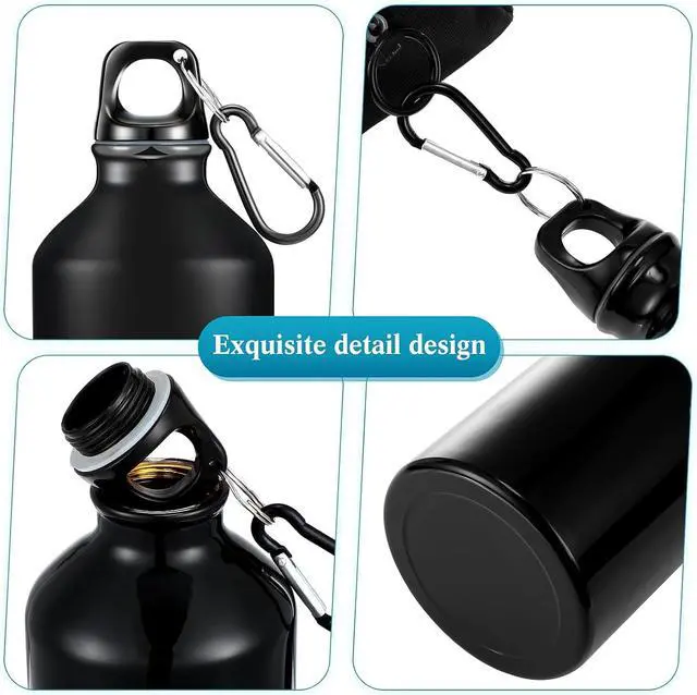 Alt view image 3 of 7 - Sieral 10 Pcs Employee Appreciation Gifts Thank You for Being Awesome Water Bottle 20 oz Aluminum Water Bottle Lightweight Sport Tumbler with Twist Cap Buckle Inspirational Gifts for Coworker