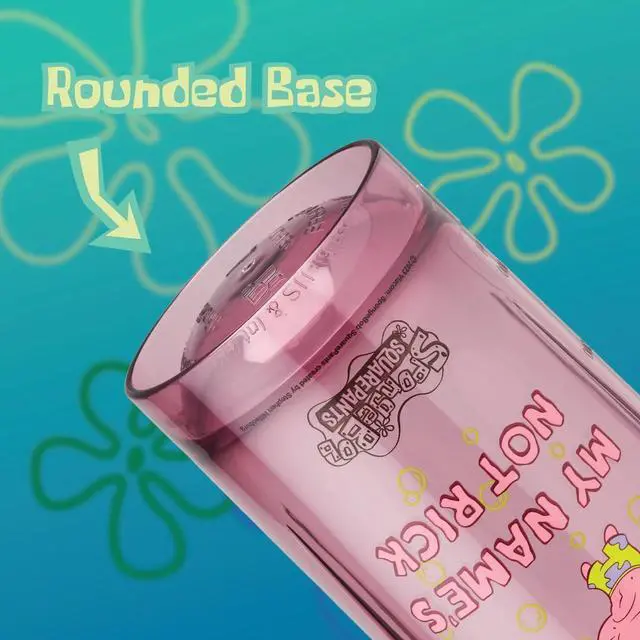 Alt view image 3 of 5 - BlenderBottle Spongebob Shaker Bottle Pro Series Perfect for Protein Shakes and Pre Workout, 28-Ounce, Red, My Names Not Rick