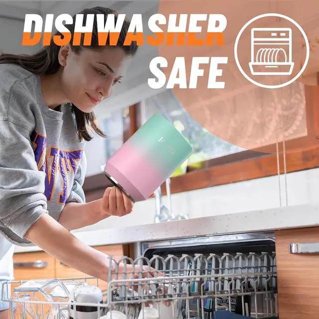 Alt view image 4 of 7 - 64 oz Insulated Water Bottle, Stainless Steel Water Bottles with Flip Straw and Top Handle, Leak Proof, No Sweat, Iced for 34 Hours, Vacuum Insulated Water Jug for Home, Office, Hiking, Car