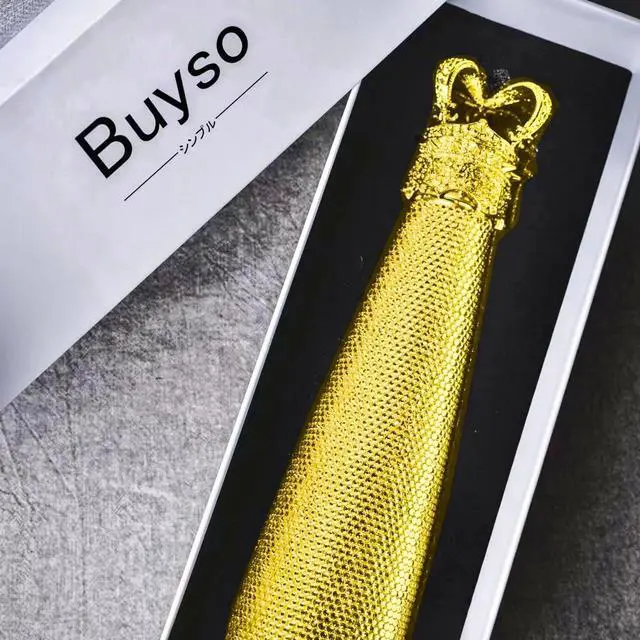 Alt view image 4 of 5 - Gold Bling Water Bottle Rhinestone Gold Rhinestone Diamond Water Bottle Reusable Insulated Stainless Steel Bling Premium Aesthetic Gift