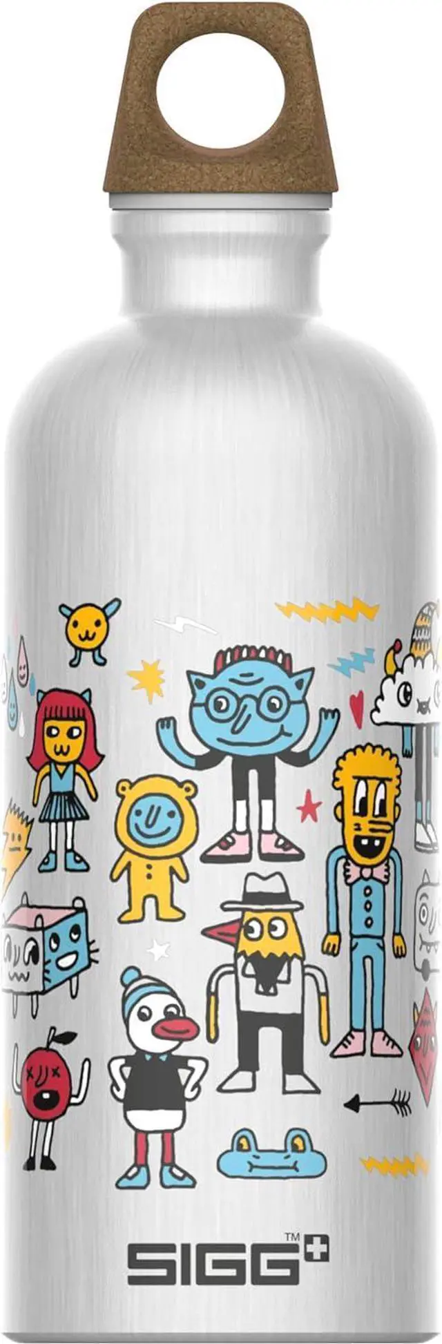 Main image of SIGG - Metal Kids Water Bottle - Traveller - Made in Switzerland - Carbonated Drinks - Leak Proof - for School - 20 Oz