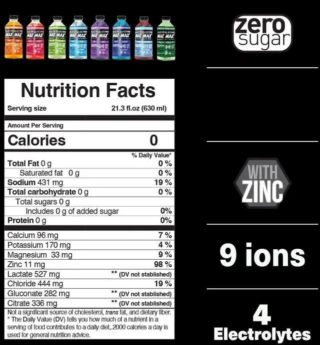 Alt view image 2 of 6 - ELECTROMAX SUERO - Zero Sugar Electrolyte Drink  12-Pack Mix (21.3 Fl Oz Each), Hydration for Sports, Recovery, and Daily Use  Magnesium, Potassium, Zinc, Calcium  Zero Calories. (Mix Pack)