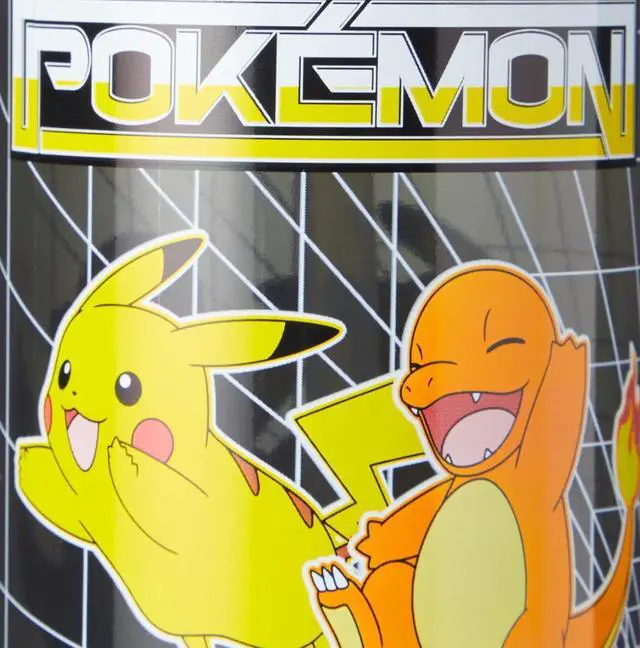 Alt view image 5 of 5 - Pokemon Plastic Drinking BPA Free Water Bottle with Removable Straw, Pikachu Print, Leakproof Lid, Reusable, Lightweight, Durable Perfect for Kids & Adults-600ml, Multi, One Size