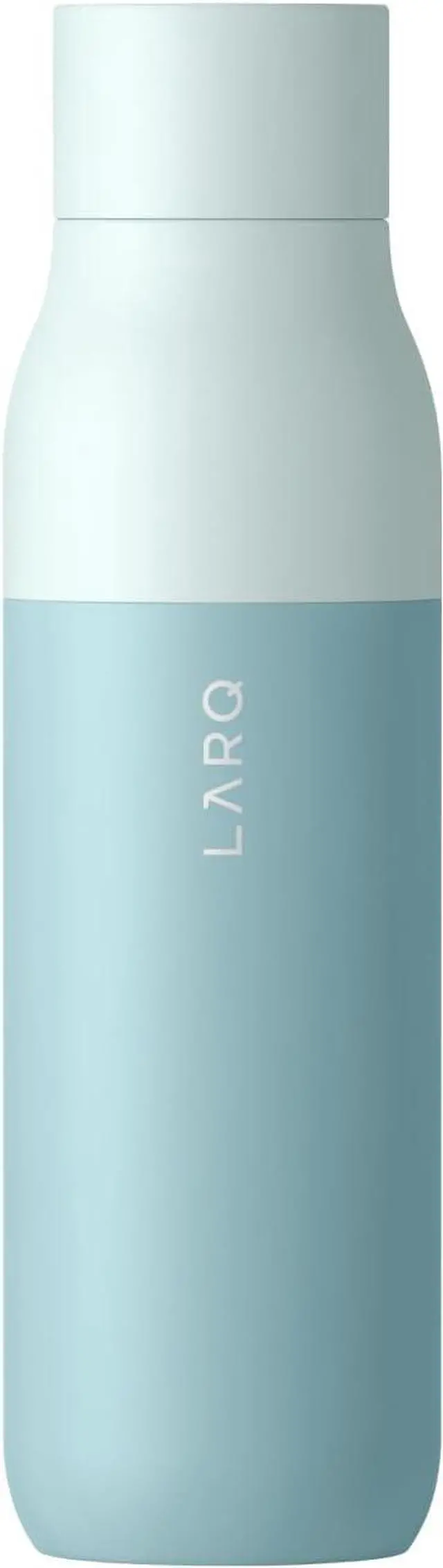 Main image of LARQ Bottle PureVis 17 oz - Self-Cleaning and Insulated Stainless Steel Water Bottle with UV Water Purifier and Award-winning Design | Reusable & Travel Friendly, Seaside Mint