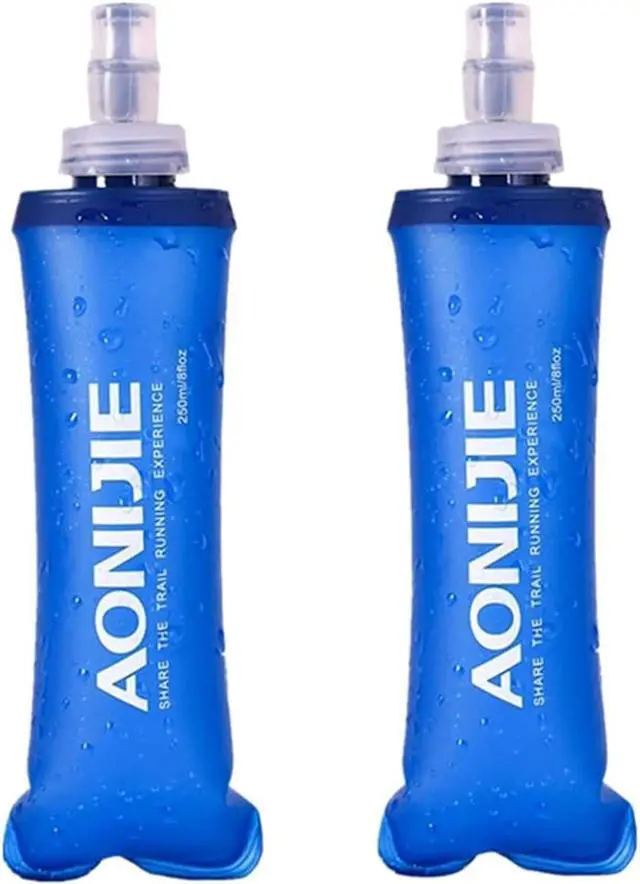 Main image of AONIJIE 250ML/350ML/500ML/600ML Portable TPU Soft Water Bottle Folding Soft Flasks For Outdoor Marathon Running Hydration Camping Hiking