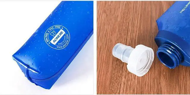 Alt view image 6 of 7 - AONIJIE 250ML/350ML/500ML/600ML Portable TPU Soft Water Bottle Folding Soft Flasks For Outdoor Marathon Running Hydration Camping Hiking