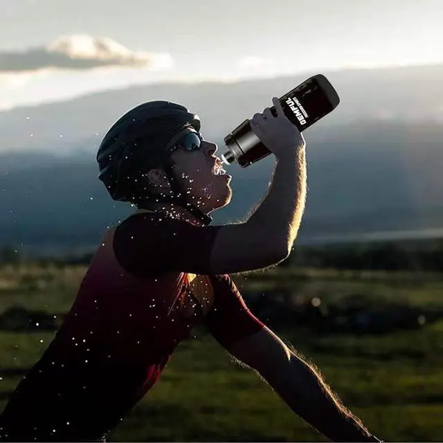 Alt view image 7 of 7 - GEMFUL Bike Water Bottles with Bicycle Holder 750ml Mtb Cycling Squeeze 24 oz Sport Bottle 2 Pack