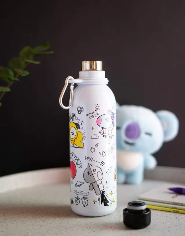Alt view image 5 of 7 - VIFAH Official Kawaii Bottle 500ml Merchandise / 17OZ, Stainless Steel, Double Wall Insulated - Kawaii Stuff