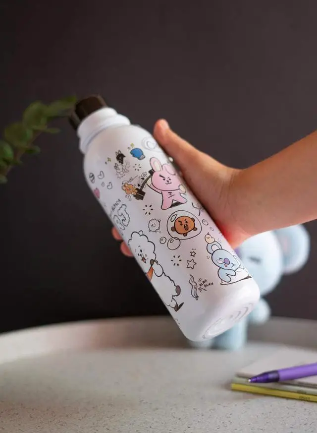 Alt view image 6 of 7 - VIFAH Official Kawaii Bottle 500ml Merchandise / 17OZ, Stainless Steel, Double Wall Insulated - Kawaii Stuff