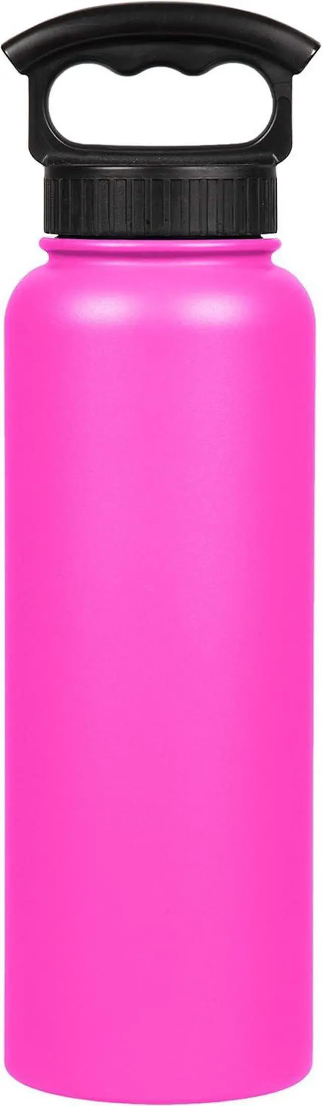 Main image of FIFTY/FIFTY Double Wall Vacuum Insulated Water Bottle, Stainless Steel, Wide Mouth with Three Finger Cap