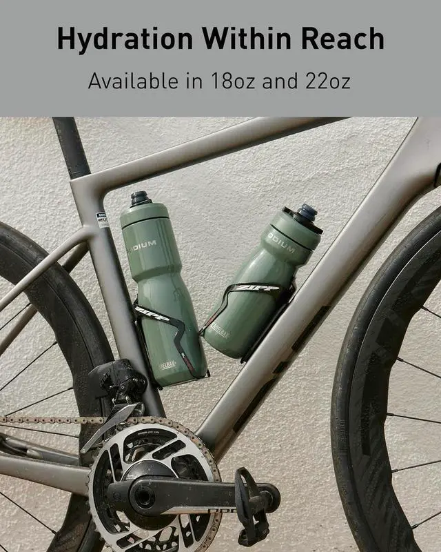 Alt view image 6 of 6 - CamelBak Podium Steel Insulated Stainless Steel Bike Water Bottle  for Cycling, Fitness & Sports- Fits Most Bike Cages, 18oz - Black