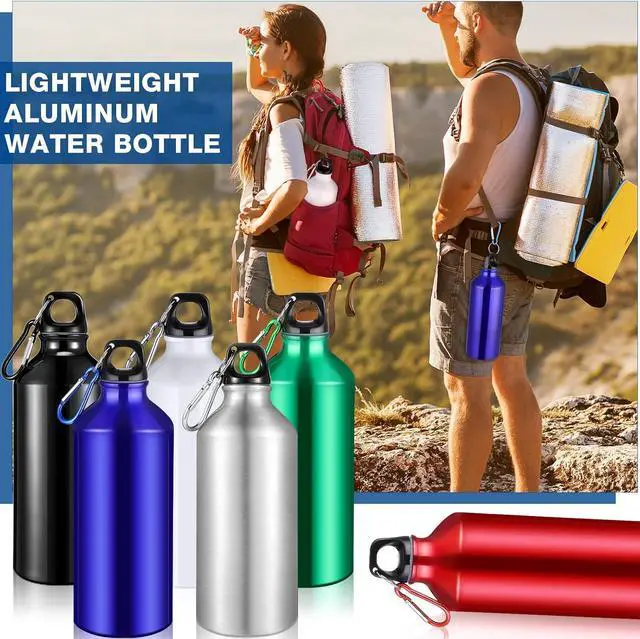 Alt view image 3 of 6 - 18 Pcs Water Bottles Multipack Bulk 20 oz Metal Aluminum Reusable Lightweight Sport Valentine First Day of School Gifts Party Favor Leak Proof with Twist Cap Gym Hiking Bike Outdoor Travel
