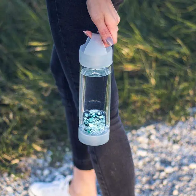 Alt view image 6 of 7 - VitaJuwel LOOP - cloud white | Protective Caps for VitaJuwel Crystal Water Bottles (Silicone)